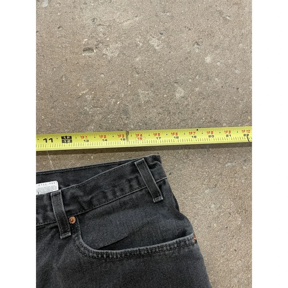Vintage Levis 550 Jeans Mens 38x32‎ Black Relaxed Fit Tapered Made in USA 90s